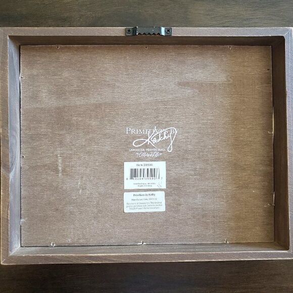 Primitives by Kathy Mr. & Mrs. est. 2018 Inset Box Frame - Picture 2 of 3